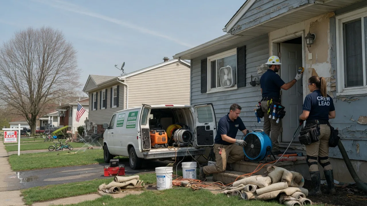 Flood Cleanup in Hightstown, NJ near me